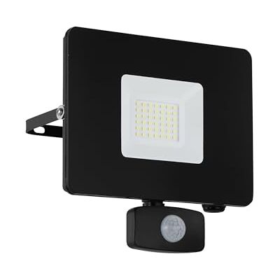 EGLO Faedo 3 Led-buitenspot, 1-vlam buitenlamp met bewegingsmelder, aluminium sensorwandspot, kleur: wit, glas: transparant, 30 watt, IP44 EGLO Faedo 3 Led-buitenspot, 1-vlam buitenlamp met bewegingsmelder, aluminium sensorwandspot, kleur: wit, glas: transparant, 30 watt, IP44