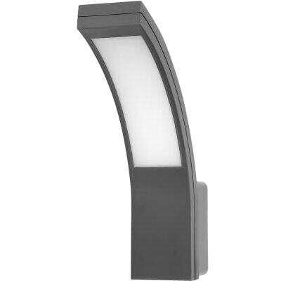 Adviti PIRYT Led-wandlamp voor buiten, 10 W, 800 lm, IP54, 4000 K, modern design, waterdicht (grijs) Adviti PIRYT Led-wandlamp voor buiten, 10 W, 800 lm, IP54, 4000 K, modern design, waterdicht (grijs)