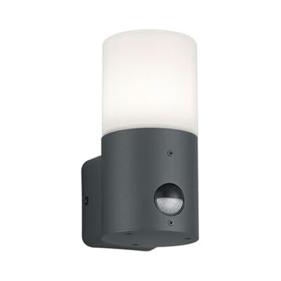 Trio Leuchten Hoosic 222260142 Buitenwandlamp Aluminium, Antraciet/Wit, Bewegingsmelder Trio Leuchten Hoosic 222260142 Buitenwandlamp Aluminium, Antraciet/Wit, Bewegingsmelder