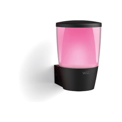 WiZ Buitenlamp Elpas Wandlamp Gekleurd en Wit Licht Slimme LED Verlichting 230V Zwart WiZ Buitenlamp Elpas Wandlamp Gekleurd en Wit Licht Slimme LED Verlichting 230V Zwart