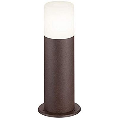 Trio Leuchten Hoosic 522260124 buitenlamp aluminium kleur roest acryl wit niet inbegrepen 1 x E27 lamp Trio Leuchten Hoosic 522260124 buitenlamp aluminium kleur roest acryl wit niet inbegrepen 1 x E27 lamp