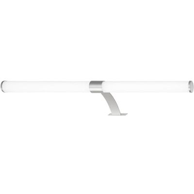 Briloner Led-badkamerspiegellamp, 2-in-1 montage, kastlamp, wandlamp, IP44, lichtkleur neutraal wit, 9 W, mat chroom, 60 cm Briloner Led-badkamerspiegellamp, 2-in-1 montage, kastlamp, wandlamp, IP44, lichtkleur neutraal wit, 9 W, mat chroom, 60 cm