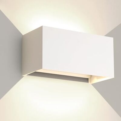 FUPE 25 W LED wandlamp buiten/binnen wandlamp IP65 modern aluminium wit 4000 K natuurlijk wit wandlamp hoek verstelbaar FUPE 25 W LED wandlamp buiten/binnen wandlamp IP65 modern aluminium wit 4000 K natuurlijk wit wandlamp hoek verstelbaar