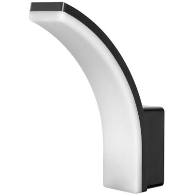 Miratic Wandlamp voor buiten, 12 W/15 W/20 W, buitenlamp, ledverlichting, waterdicht, IP65, voor tuin, terras en balkon (zwart) Miratic Wandlamp voor buiten, 12 W/15 W/20 W, buitenlamp, ledverlichting, waterdicht, IP65, voor tuin, terras en balkon (zwart)