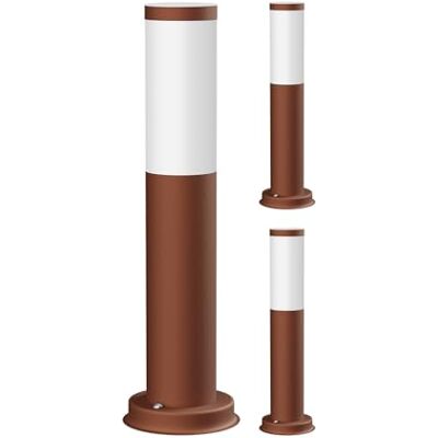 ledscom.de Poru 3 x opritverlichting voor buiten, IP44, 39 cm, bruin, 1 x E27 max. 40 W ledscom.de Poru 3 x opritverlichting voor buiten, IP44, 39 cm, bruin, 1 x E27 max. 40 W