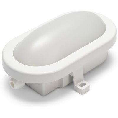 Velamp TARTARUGA_B Led-patrijspoort, kunststof, 5,5 W, wit Velamp TARTARUGA_B Led-patrijspoort, kunststof, 5,5 W, wit