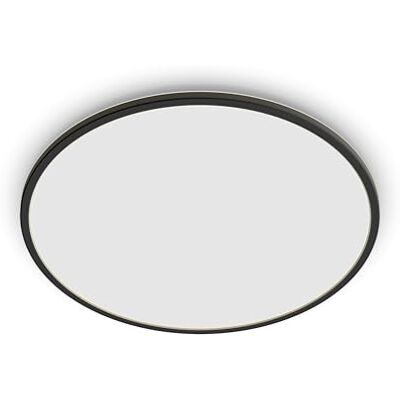 Philips SuperSlim LED plafondlamp – zwart – warmwit licht – 15 W – IP54 – drie lichtstanden Philips SuperSlim LED plafondlamp – zwart – warmwit licht – 15 W – IP54 – drie lichtstanden