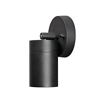 Konstsmide Modena 7598-750 Wandlamp, draaibaar, aluminium, IP44, mat zwart, 9 x 8 x 10,5 cm Konstsmide Modena 7598-750 Wandlamp, draaibaar, aluminium, IP44, mat zwart, 9 x 8 x 10,5 cm