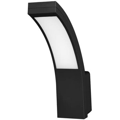 Adviti PIRYT Led-wandlamp voor buiten, 10 W, 800 lm, IP54, 4000 K, modern design, waterdicht (zwart) Adviti PIRYT Led-wandlamp voor buiten, 10 W, 800 lm, IP54, 4000 K, modern design, waterdicht (zwart)
