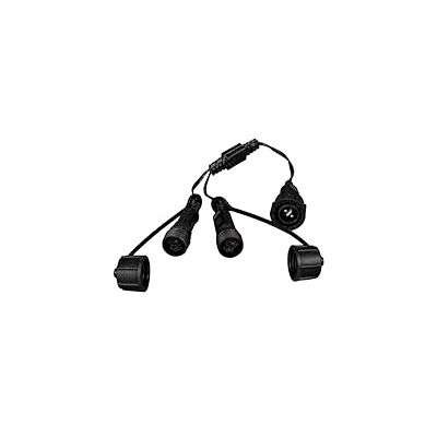 Konstsmide 4750-007 verdeelkabel, 1-in-2 uitgangen, voor 1 compacte feest- en lichtsnoerverlenging en 1 systeemuitbreiding 31 V, buiten (IP44), zwarte kabel Konstsmide 4750-007 verdeelkabel, 1-in-2 uitgangen, voor 1 compacte feest- en lichtsnoerverlenging en 1 systeemuitbreiding 31 V, buiten (IP44), zwarte kabel