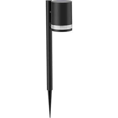 Philips Fyce sokkellamp op zonne-energie, 1,5 W, 2700 K, zwart, weerbestendig IP44 Philips Fyce sokkellamp op zonne-energie, 1,5 W, 2700 K, zwart, weerbestendig IP44