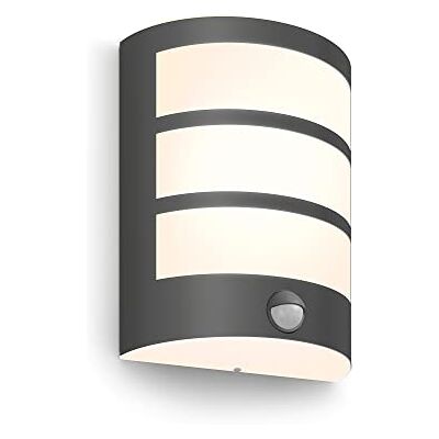 Philips Lighting Python infrarood wandlamp 1x6W Antraciet Philips Lighting Python infrarood wandlamp 1x6W Antraciet