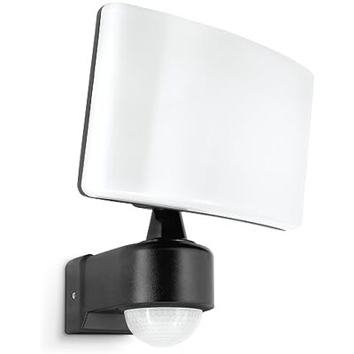 SSC-LUXon NORSU Led-wandlamp voor buiten, 1 vlam, draaibaar, zwart, led-spot met bewegingsmelder, veilig buitenlicht, IP65, 4000 K, 40 W SSC-LUXon NORSU Led-wandlamp voor buiten, 1 vlam, draaibaar, zwart, led-spot met bewegingsmelder, veilig buitenlicht, IP65, 4000 K, 40 W