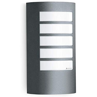 Steinel Buitenlamp L 12 antraciet, buitenwandlamp 60 W max., fitting E27, wandlamp modern 069155 Steinel Buitenlamp L 12 antraciet, buitenwandlamp 60 W max., fitting E27, wandlamp modern 069155