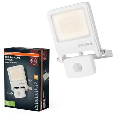 OSRAM ENDURA FLOOD PC 30W 3000K LED schijnwerper met witte sensor Endura Flood Sensor Warm White PCR, outdoor lantaarns, wit, 30.000 uur, 1 stuk OSRAM ENDURA FLOOD PC 30W 3000K LED schijnwerper met witte sensor Endura Flood Sensor Warm White PCR, outdoor lantaarns, wit, 30.000 uur, 1 stuk