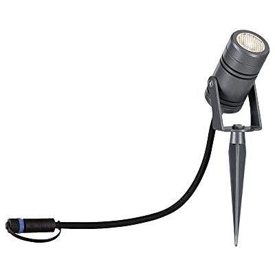 Paulmann 94367 Plug & Shine LED buitenlamp Radon IP65 3000 K 11 W grijs dimbaar tuinverlichtingssysteem aluminium Paulmann 94367 Plug & Shine LED buitenlamp Radon IP65 3000 K 11 W grijs dimbaar tuinverlichtingssysteem aluminium