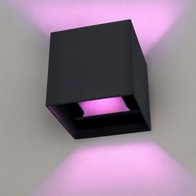 Ledvion Nevada Smart led-lamp, RGBWW, IP54, zwart, binnen/buiten, buitenlamp, tuinverlichting Ledvion Nevada Smart led-lamp, RGBWW, IP54, zwart, binnen/buiten, buitenlamp, tuinverlichting