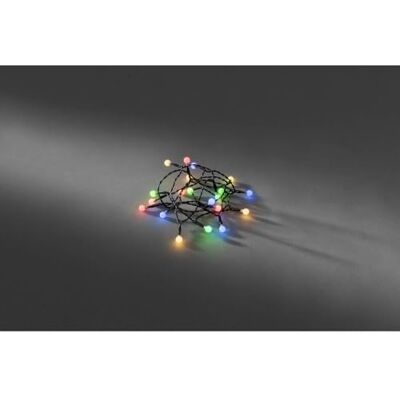Konstsmide 1491-507 Lichtsnoer met led-bollen, kunststof/, 1,2 W, meerkleurig Konstsmide 1491-507 Lichtsnoer met led-bollen, kunststof/, 1,2 W, meerkleurig