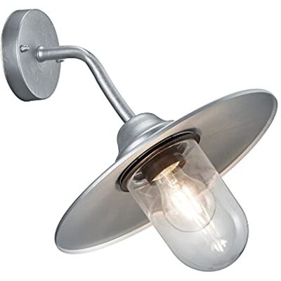 Trio Leuchten Brenta 201760186 buitenwandlamp van gegoten aluminium, zink, helder glas, 1 x E27 Trio Leuchten Brenta 201760186 buitenwandlamp van gegoten aluminium, zink, helder glas, 1 x E27