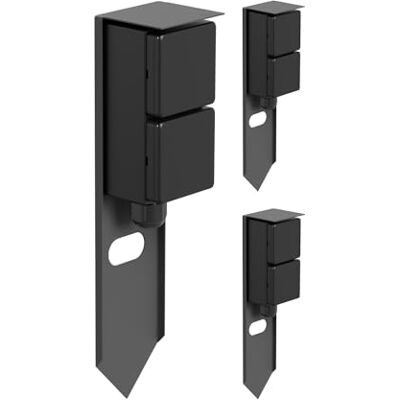 ledscom.de PIWI Tuinstekkerzuil (3 stopcontacten) met grondpen voor buiten, IP44, dubbel, roestvrij staal, antraciet, vierkant, 30 cm ledscom.de PIWI Tuinstekkerzuil (3 stopcontacten) met grondpen voor buiten, IP44, dubbel, roestvrij staal, antraciet, vierkant, 30 cm