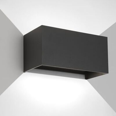 FUPE 25 W LED wandlamp buiten/binnen wandlamp IP65 modern aluminium zwart 6500 K koud wit wandlamp licht hoek verstelbaar FUPE 25 W LED wandlamp buiten/binnen wandlamp IP65 modern aluminium zwart 6500 K koud wit wandlamp licht hoek verstelbaar