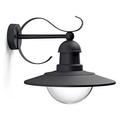 Philips Lighting Topiary Wandlamp voor buiten, zwart, 1 x 60 W, 230 V Philips Lighting Topiary Wandlamp voor buiten, zwart, 1 x 60 W, 230 V