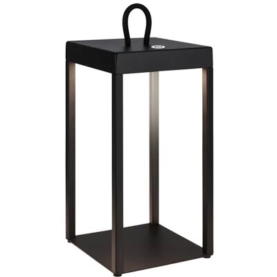 Briloner Draadloze oplaadbare lantaarn met aanraking, dimbaar, IP44, warmwitte lichtkleur, bedlamp, tafellamp, batterijlamp, tafellamp voor woonkamer Briloner Draadloze oplaadbare lantaarn met aanraking, dimbaar, IP44, warmwitte lichtkleur, bedlamp, tafellamp, batterijlamp, tafellamp voor woonkamer