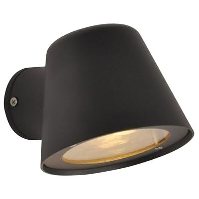 B·LED BARCELONA LED BarcelonaLED wandlamp voor buiten en binnen, IP44, aluminium, zwart, duurzaam, moderne stijl, met GU10-lamp, 5 W, 2700 K, warm wit B·LED BARCELONA LED BarcelonaLED wandlamp voor buiten en binnen, IP44, aluminium, zwart, duurzaam, moderne stijl, met GU10-lamp, 5 W, 2700 K, warm wit