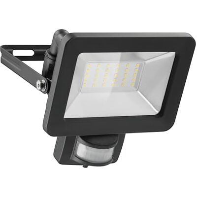 goobay 53881 Bewegingsmelderspot, led-spot, 30 W, neutraal wit, 4000 K, 2560 lm, stralingshoek 100 graden, beschermingsklasse IP65, zwart goobay 53881 Bewegingsmelderspot, led-spot, 30 W, neutraal wit, 4000 K, 2560 lm, stralingshoek 100 graden, beschermingsklasse IP65, zwart
