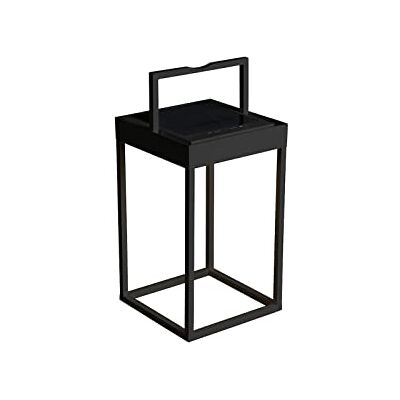 Konstsmide Portofino draadloze zonne-lantaarn, zwart, schemeringssensor, 7815-750, 18,5 x 15,5 x 30 cm Konstsmide Portofino draadloze zonne-lantaarn, zwart, schemeringssensor, 7815-750, 18,5 x 15,5 x 30 cm