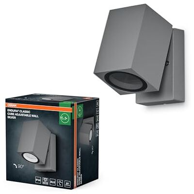 OSRAM Buitenlamp ENDURA Classic Cube, zilver GU10 OSRAM Buitenlamp ENDURA Classic Cube, zilver GU10