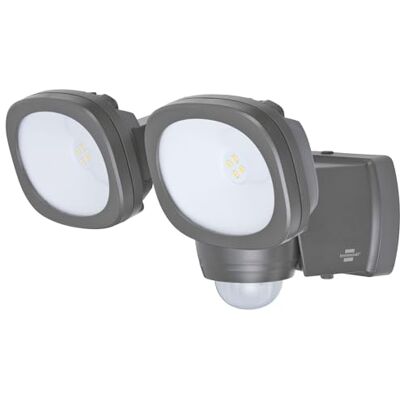 Brennenstuhl LED Batterij Buitenlamp LUFOS / Draadloze LED Buitenlamp met sensor en Batterij (met 8 Brand LED's, 2x 240 Lumen, voor buiten IP44, met extra functie instelling) Brennenstuhl LED Batterij Buitenlamp LUFOS / Draadloze LED Buitenlamp met sensor en Batterij (met 8 Brand LED's, 2x 240 Lumen, voor buiten IP44, met extra functie instelling)