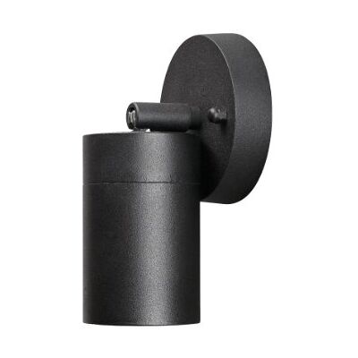 Konstsmide Modena 7598-750 Wandlamp, draaibaar, aluminium, IP44, mat zwart, 9 x 8 x 10,5 cm Konstsmide Modena 7598-750 Wandlamp, draaibaar, aluminium, IP44, mat zwart, 9 x 8 x 10,5 cm