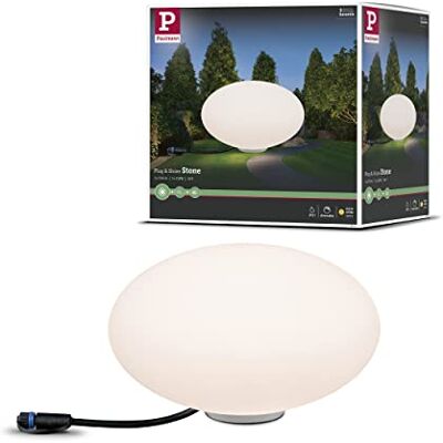 Paulmann 94175 Outdoor Plug&Shine Lichtobject voor buiten, LED, Stone, IP67, 3000 K, 235 lm, 24 V, 280 mm Paulmann 94175 Outdoor Plug&Shine Lichtobject voor buiten, LED, Stone, IP67, 3000 K, 235 lm, 24 V, 280 mm