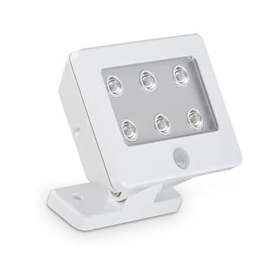 Briloner LED buitenwandlamp met bewegingsmelder lED 2,88 W wit Briloner LED buitenwandlamp met bewegingsmelder lED 2,88 W wit
