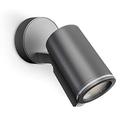 Steinel LED Spot One S 7,47 Watt antraciet 90° + GU10 LED-lampen, kabelverbinding Steinel LED Spot One S 7,47 Watt antraciet 90° + GU10 LED-lampen, kabelverbinding