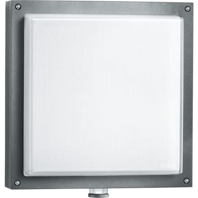 Steinel Buitenlamp L 690 S antraciet 8,5 W bewegingsmelder 360° schokbestendig warm wit met huisnummer Steinel Buitenlamp L 690 S antraciet 8,5 W bewegingsmelder 360° schokbestendig warm wit met huisnummer