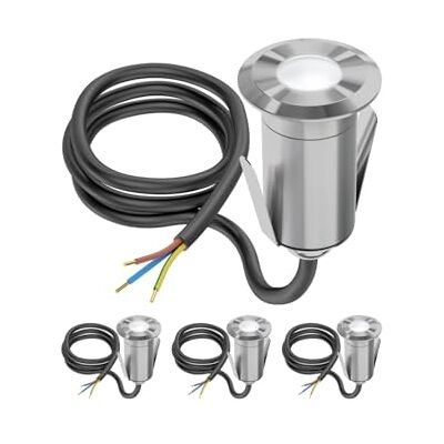 ledscom.de 4 stuks GLOX led-inbouwlampen voor buiten, IP67, aluminium, rond, 35 mm Ø, wit, mat ledscom.de 4 stuks GLOX led-inbouwlampen voor buiten, IP67, aluminium, rond, 35 mm Ø, wit, mat