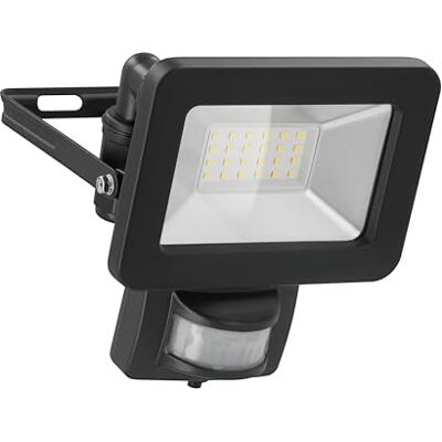 goobay 53879 Led-schijnwerper voor buiten, PIR-bewegingssensor, IP44, neutraal wit, 1700 lm, 20 W, wandmontage, zwart goobay 53879 Led-schijnwerper voor buiten, PIR-bewegingssensor, IP44, neutraal wit, 1700 lm, 20 W, wandmontage, zwart