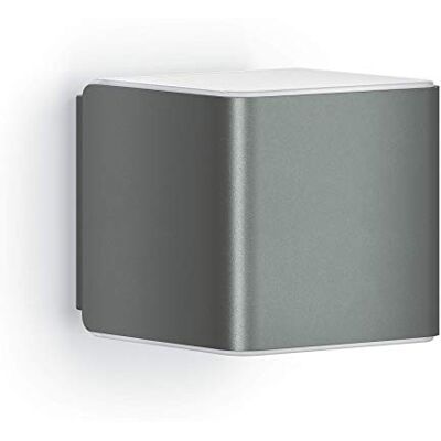 Steinel 055530 Cube-buitenlamp met sensor L 840 LED, 9,5 W, 360 lm, iHF-sensor, registratiehoek: 160°, reikwijdte: 1-5 m, bluetooth, led-module, IP44, 11 x 11 x 13.4 cm-antraciet Steinel 055530 Cube-buitenlamp met sensor L 840 LED, 9,5 W, 360 lm, iHF-sensor, registratiehoek: 160°, reikwijdte: 1-5 m, bluetooth, led-module, IP44, 11 x 11 x 13.4 cm-antraciet