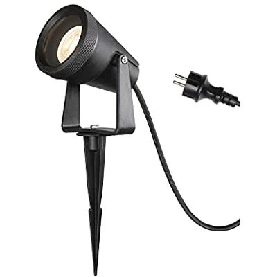 SLV Samrina SP QPAR51 buitenverlichting, voor tuin of terras, planten, paden, vijver LED GU10, IP65, 7 W, zwart SLV Samrina SP QPAR51 buitenverlichting, voor tuin of terras, planten, paden, vijver LED GU10, IP65, 7 W, zwart