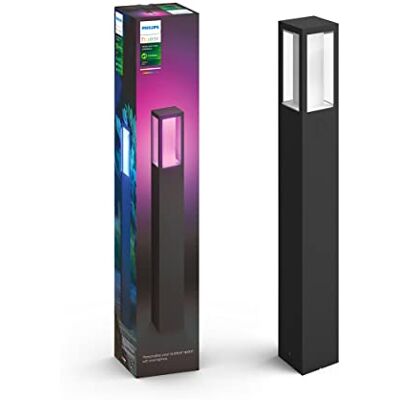 Philips White and Color Ambiance Impress led-buitenlamp dimbaar tot 16 miljoen kleuren, bediening via app, compatibel met Amazon Alexa (Echo, Echo Dot) Philips White and Color Ambiance Impress led-buitenlamp dimbaar tot 16 miljoen kleuren, bediening via app, compatibel met Amazon Alexa (Echo, Echo Dot)