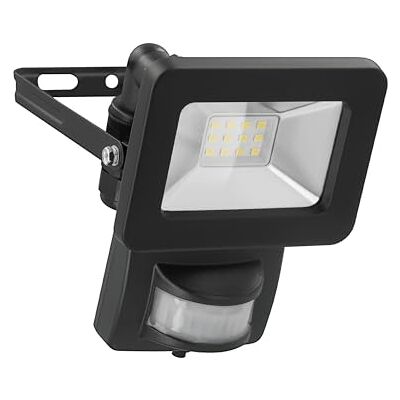goobay 53877 Led-schijnwerper met bewegingsmelder, 10 W, neutraal wit licht, 4000 K, 850 lm, stralingshoek 100 graden, beschermingsklasse IP65, zwart goobay 53877 Led-schijnwerper met bewegingsmelder, 10 W, neutraal wit licht, 4000 K, 850 lm, stralingshoek 100 graden, beschermingsklasse IP65, zwart