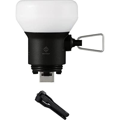 エレコム(ELECOM) ELECOM NESTOUT Led-campingpaneel met mini-statief, dimbaar, stroomvoorziening via USB, IP44 waterdicht, 30 tot 1000 lumen, draagbare lantaarn voor powerbank エレコム(ELECOM) ELECOM NESTOUT Led-campingpaneel met mini-statief, dimbaar, stroomvoorziening via USB, IP44 waterdicht, 30 tot 1000 lumen, draagbare lantaarn voor powerbank