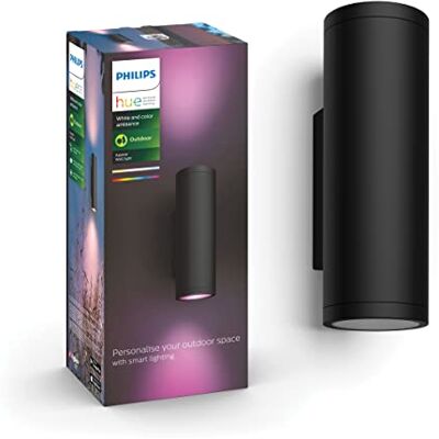 Philips Lighting Hue Appear wandlamp, rond, zwart, 1200 lm, 915005842801, 16 W, zwart Philips Lighting Hue Appear wandlamp, rond, zwart, 1200 lm, 915005842801, 16 W, zwart