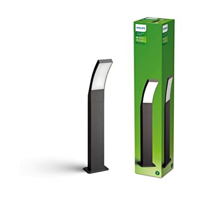 Philips Outdoor Splay Ledlamp 12W antraciet koud wit licht 4000K beschermingsklasse IP44 geïntegreerde lamp Philips Outdoor Splay Ledlamp 12W antraciet koud wit licht 4000K beschermingsklasse IP44 geïntegreerde lamp