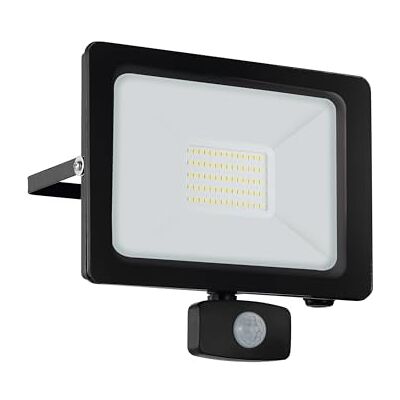 EGLO LED Wandspot Faedo 3, wandlamp buiten aluminium zwart, buitenverlichting met bewegingsmelder, neutraal wit licht, IP65 EGLO LED Wandspot Faedo 3, wandlamp buiten aluminium zwart, buitenverlichting met bewegingsmelder, neutraal wit licht, IP65