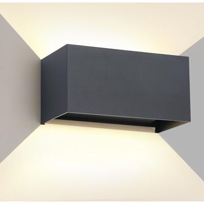FUPE Wandlamp voor buiten, binnen, 25 W, led, buitenlamp, IP65, waterdicht, modern, aluminium, wandlampen voor buiten, lamp, licht, hoek, verstelbaar, antraciet, 4000 K, natuurlijk wit FUPE Wandlamp voor buiten, binnen, 25 W, led, buitenlamp, IP65, waterdicht, modern, aluminium, wandlampen voor buiten, lamp, licht, hoek, verstelbaar, antraciet, 4000 K, natuurlijk wit
