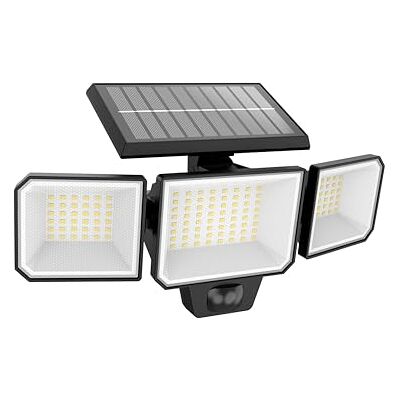 Philips Nysil beveiligingslamp op zonne-energie 8,7 W, 5000 K, zwart, IP44 weerbestendig Philips Nysil beveiligingslamp op zonne-energie 8,7 W, 5000 K, zwart, IP44 weerbestendig