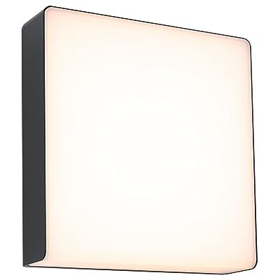 Paulmann Azalena 94840 led-buitenlamp, hoogfrequente bewegingsmelder, IP44, 250 x 97 mm, 3000 K, 8,5 W, 700 lm, 230 V, antraciet, voor buiten Paulmann Azalena 94840 led-buitenlamp, hoogfrequente bewegingsmelder, IP44, 250 x 97 mm, 3000 K, 8,5 W, 700 lm, 230 V, antraciet, voor buiten